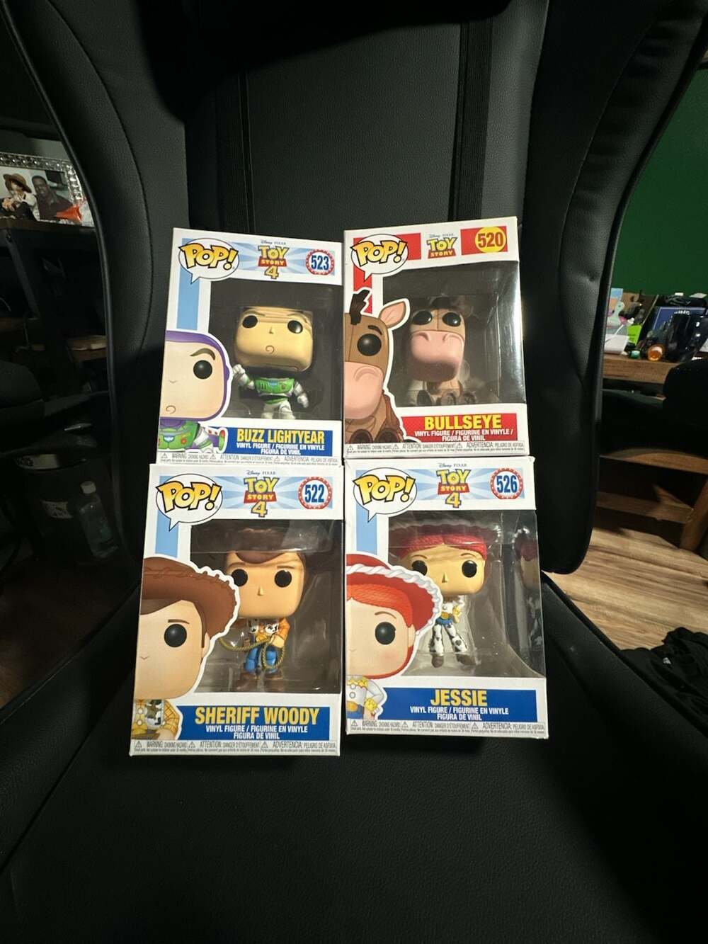 Funko Pop Toy Story 4 Set of 4 Woody Buzz Lightyear Jessie Bullseye